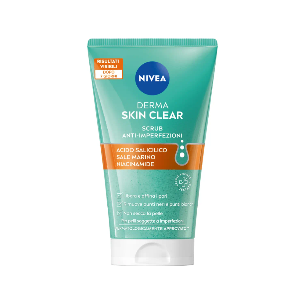 NIVEA DERMA SKIN CLEAR SCRUB ANTI IMPERFEZIONI 150ML