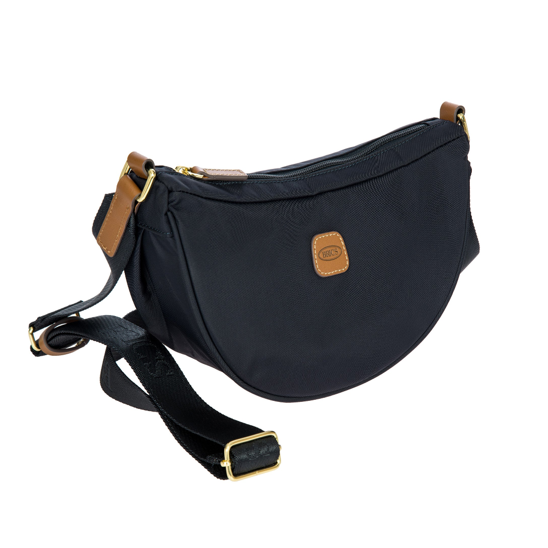 BRIC'S X-COLLECTION BORSA MEZZALUNA S CM28X15X10 BXG45781.050 OCEAN BLUE