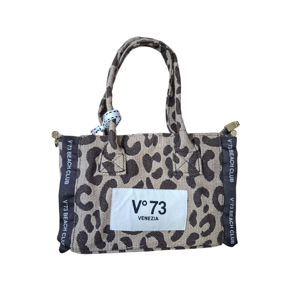 V°73 BORSA SINTETICA DONNA ILENE BEIGE/MORO 73BS9MV03M