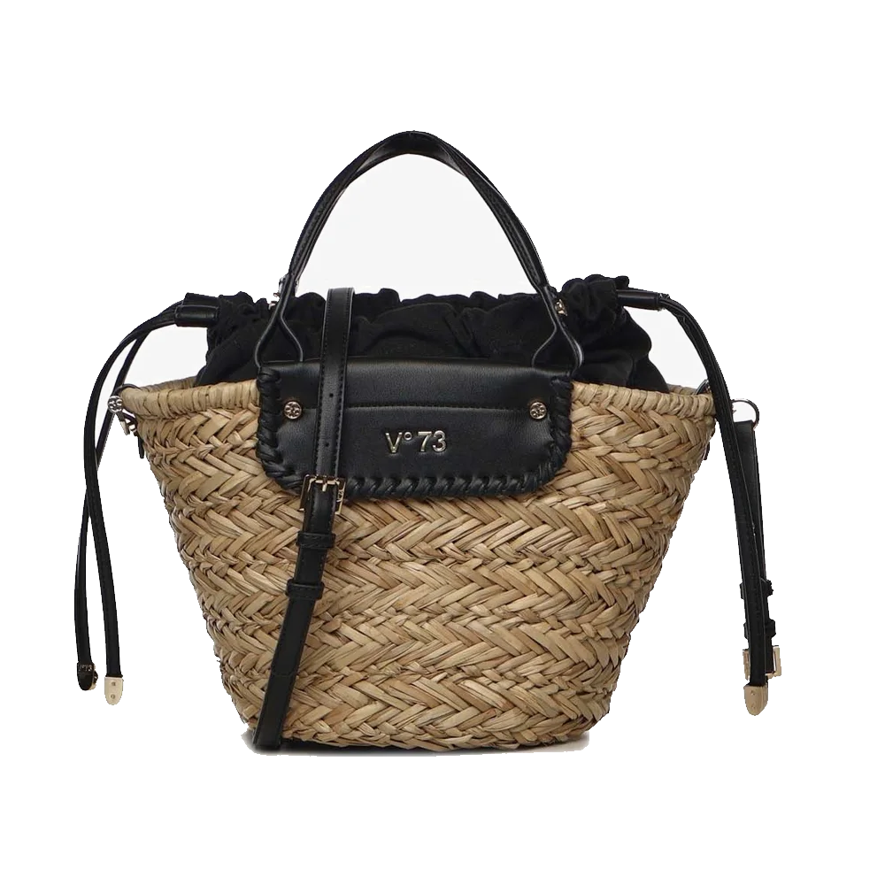 V°73 BORSA SINTETICA DONNA VANNA NERO/NATUR 73BS9N202