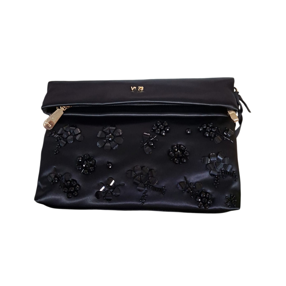 V°73 BORSA SINTETICA DONNA KAYLA NERO 73BS9MZ05