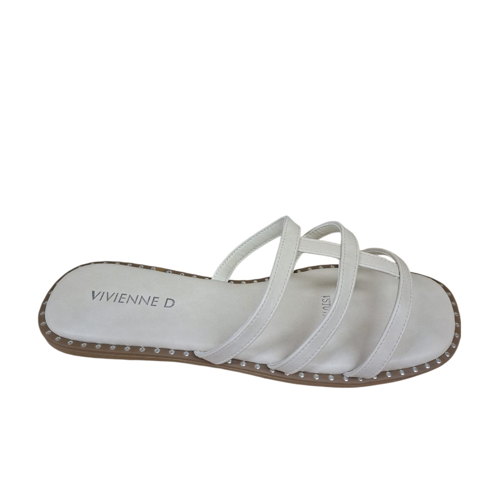 VIVIENNE D CIABATTINA VD DONNA VST017 BIANCO