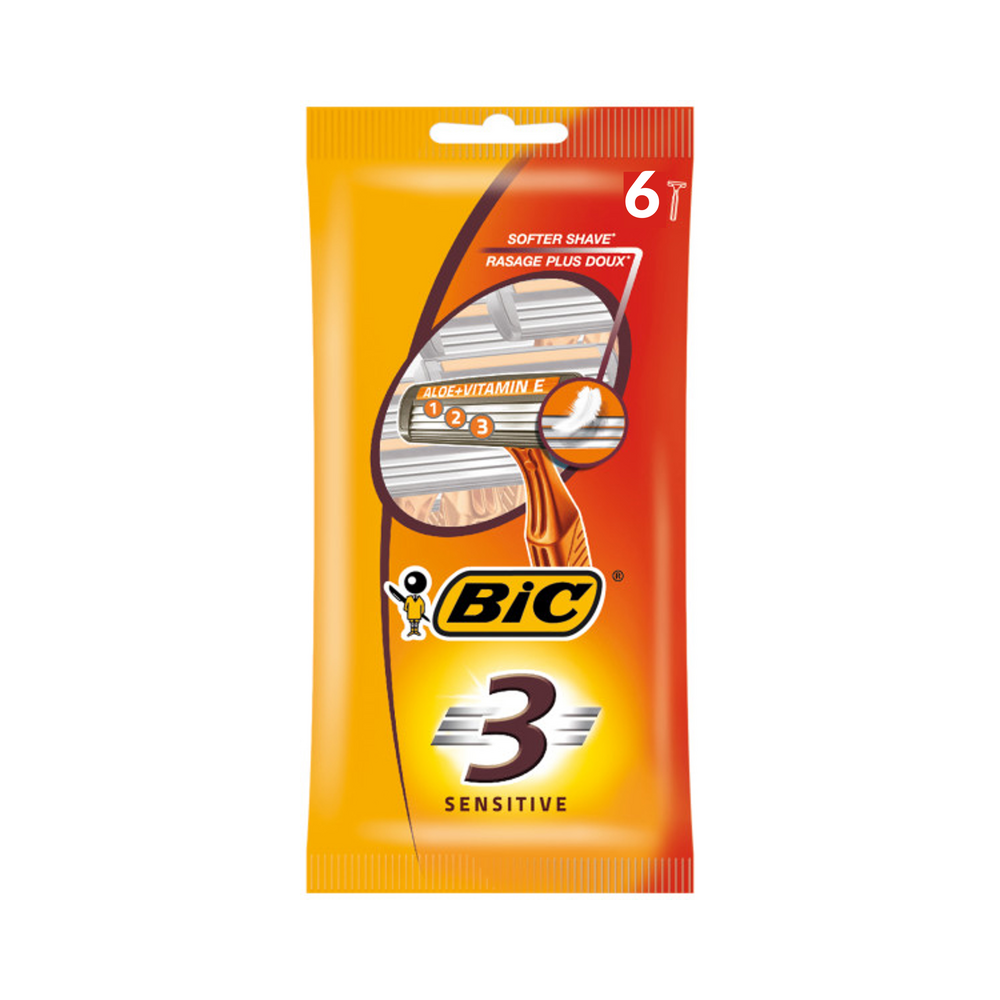BIC 3 SENSITIVE RASOIO 6PZ