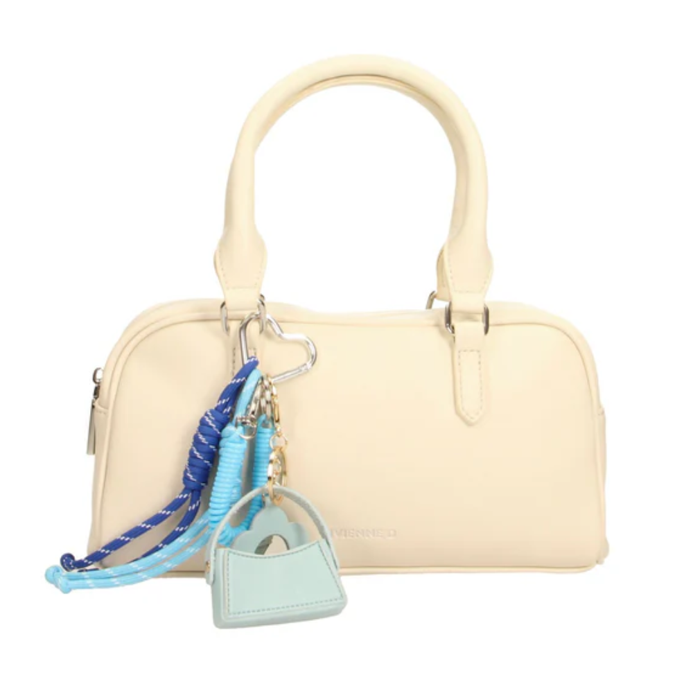 VIVIENNE D BORSA MINI BAG CHARM VCH225 BIANCO