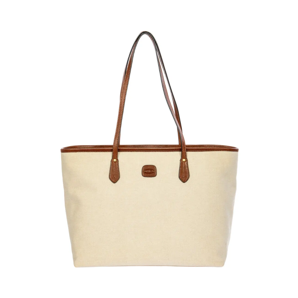 BRIC'S X-COLLECTION VOLTERRA TRAMA SHOPPING BAG BOE05963.493 CAPPUCCINO