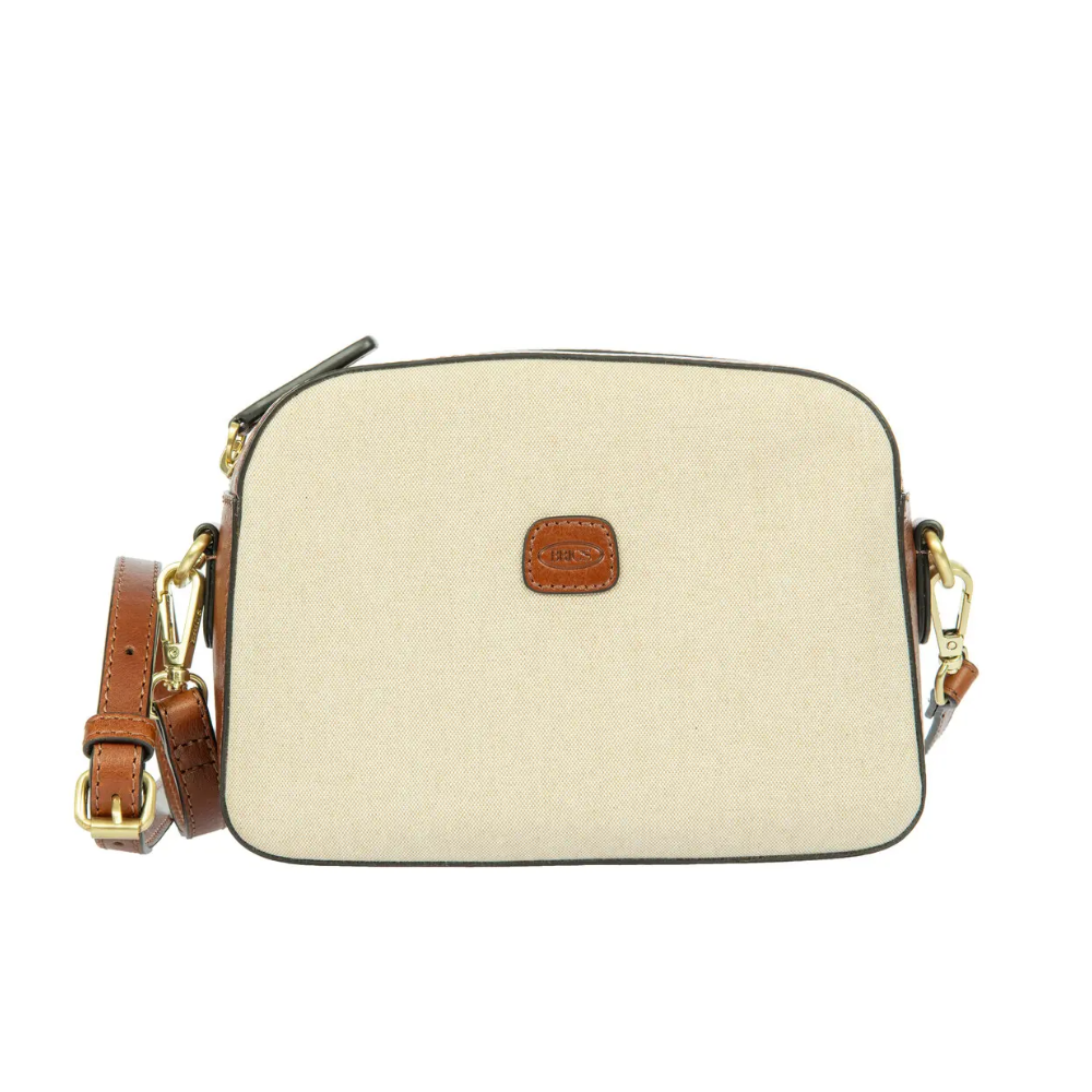 BRIC'S X-COLLECTION VOLTERRA TRAMA MESSENGER BAG S BOE05960.493 CAPPUCCINO/TAN