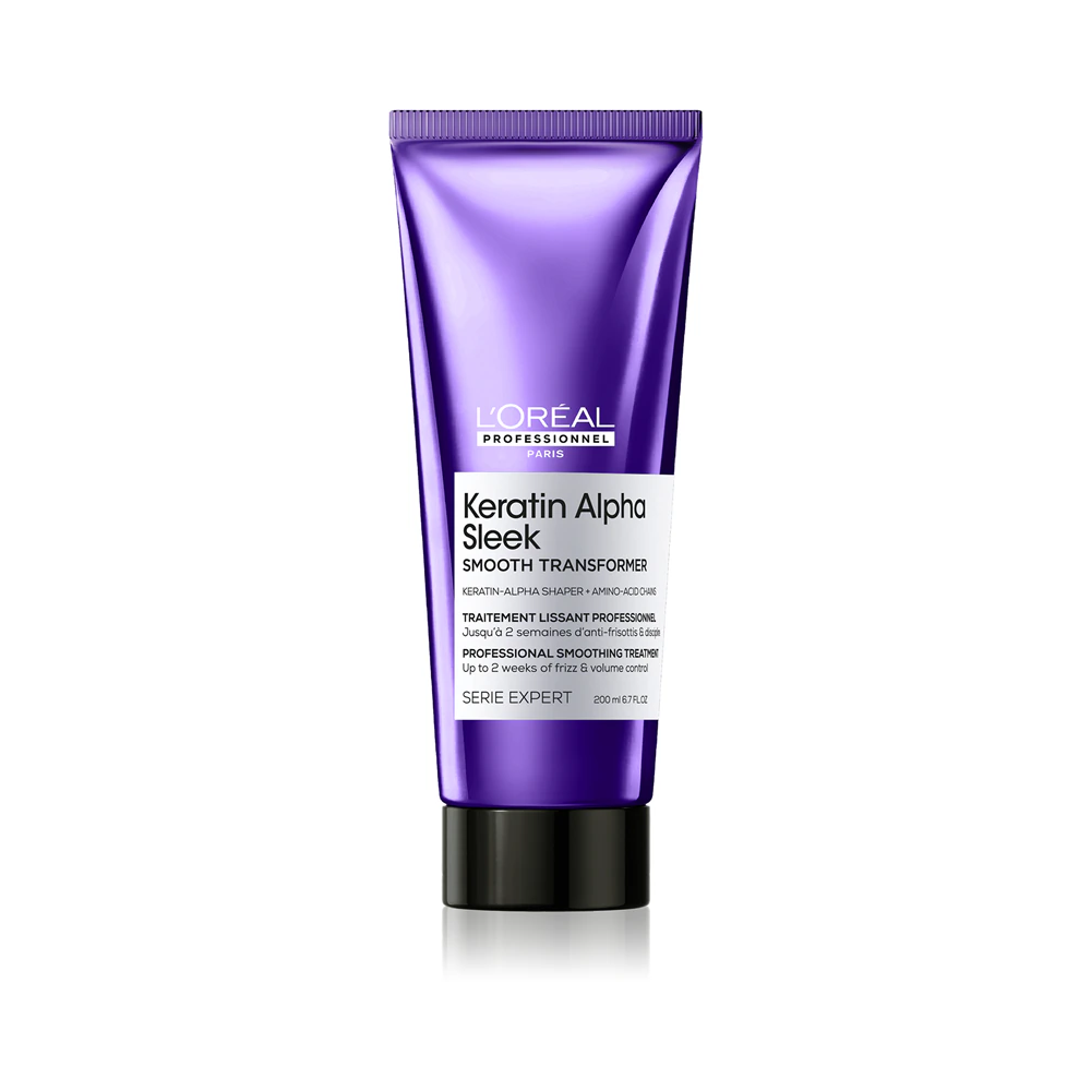 LOREAL SERIE EXPERT KERATIN ALPHA SLEEK TREATTAMENTO 200ML CAPELLI LISCI
