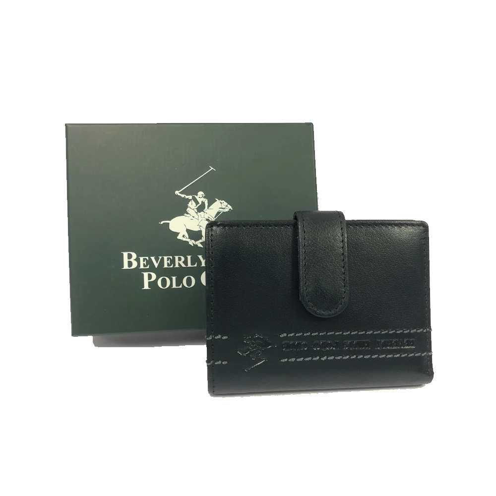 BEVERLY HILLS POLO CLUB PORTA CARTE UOMO IN PELLE BH-1746