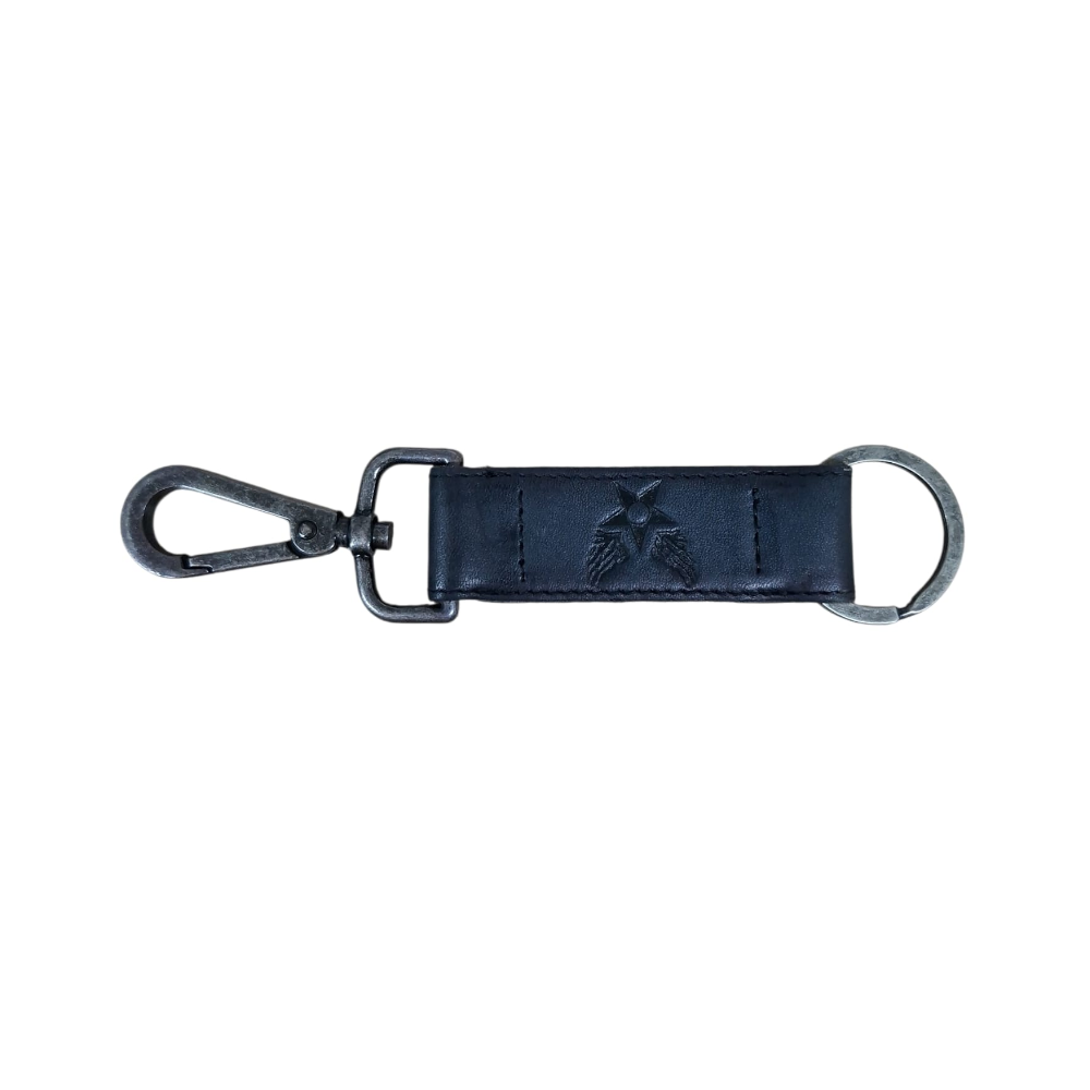 AVIREX BELL KEY RING BLL18-120 VINTAGE BLACK