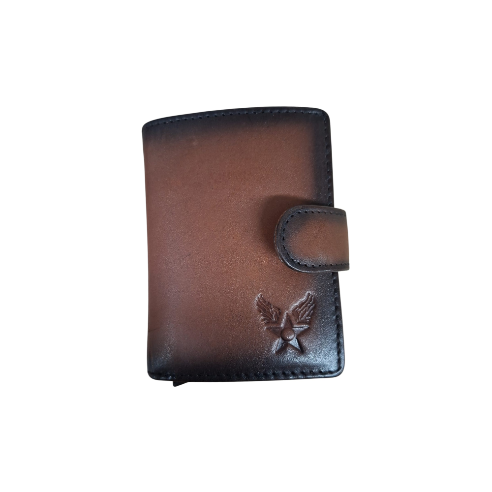 AVIREX BELL BOX PORTA CARTE BLL19-920 VINTAGE BROWN