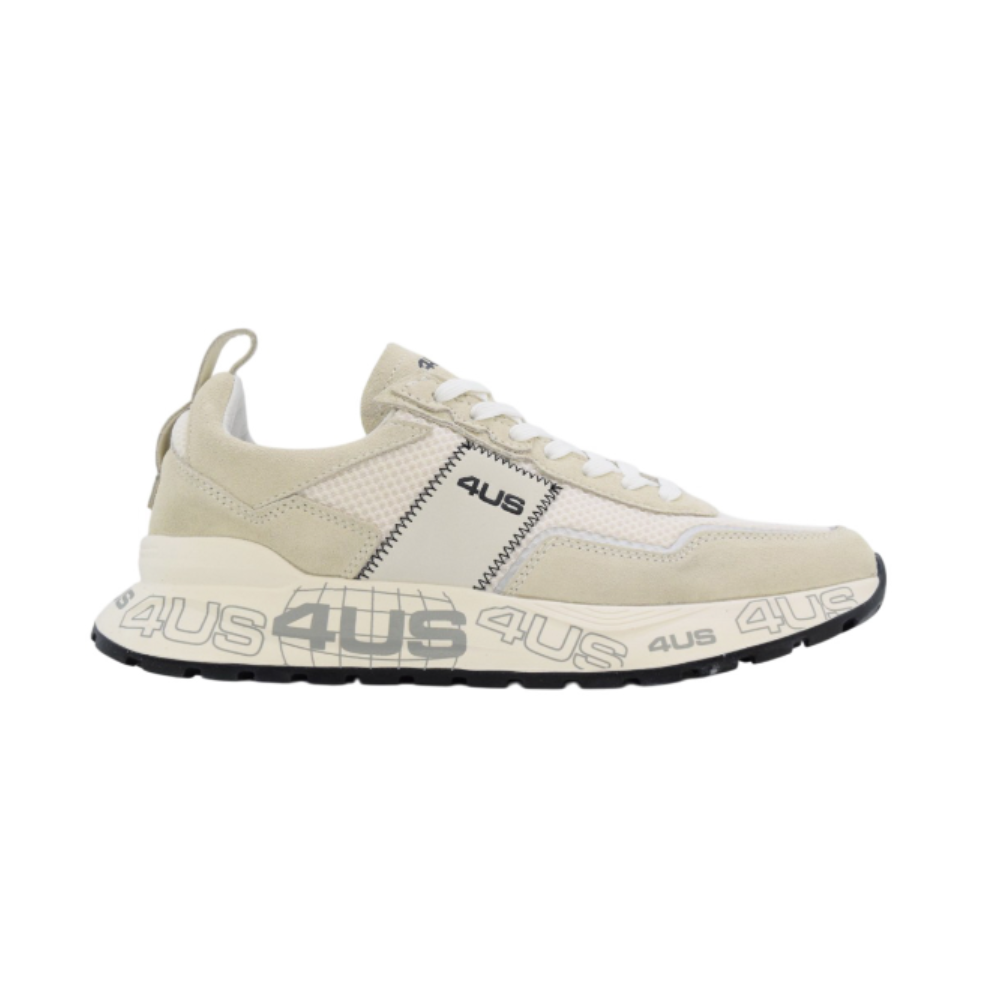 4US PACIOTTI SNEAKERS UOMO WHITE 4US-13 WH8U1