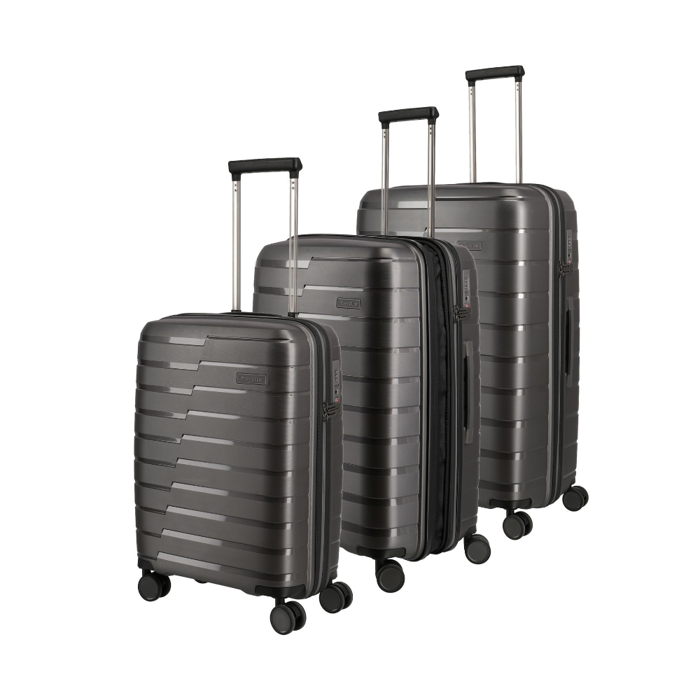TRAVELITE AIR BASE SET 4W TROLLEY L/M EXP./S EXP ANTHRACITE 75350-04