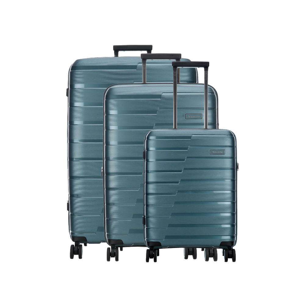TRAVELITE AIR BASE SET 4W TROLLEY L/M EXP./S EXP 75350-25 ICE BLUE