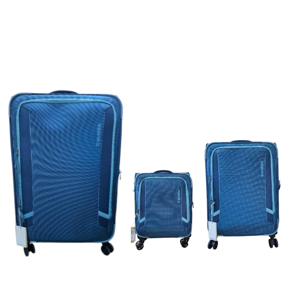 TRAVELITE CORSIICA SET 4W TROLLEY L/M EXP./S EXP/BOARDING BAG 8000140-25 BLUE