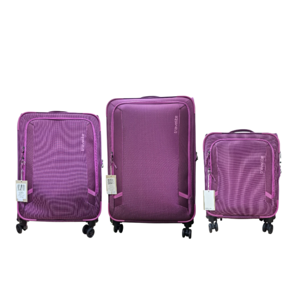TRAVELITE CORSIICA SET 4W TROLLEY L/M EXP./S EXP/BOARDING BAG 8000140-13 PINK