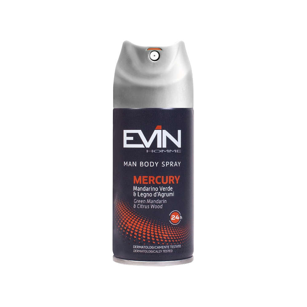 EVIN HOMME DEO SPRAY JUPITER 150ML BERGAMOTTO E MUSC