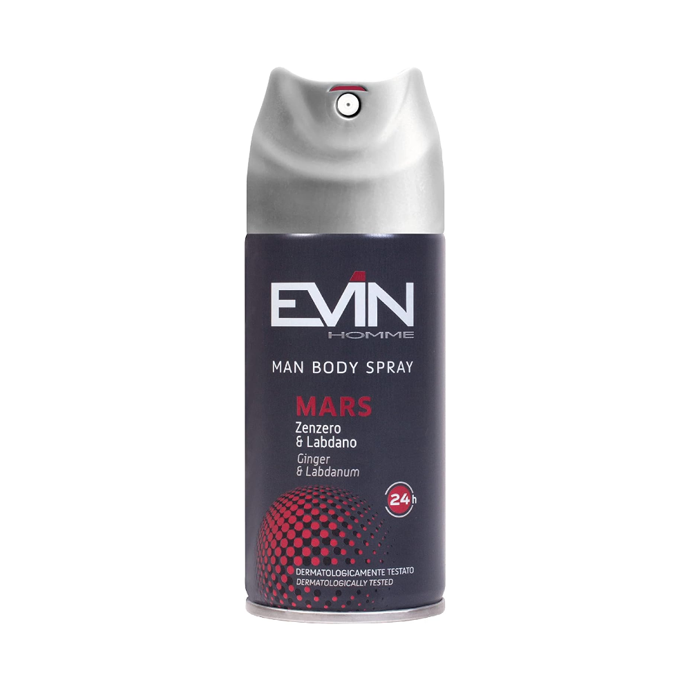 EVIN HOMME DEO SPRAY JUPITER 150ML ZENZERO E LABDANO