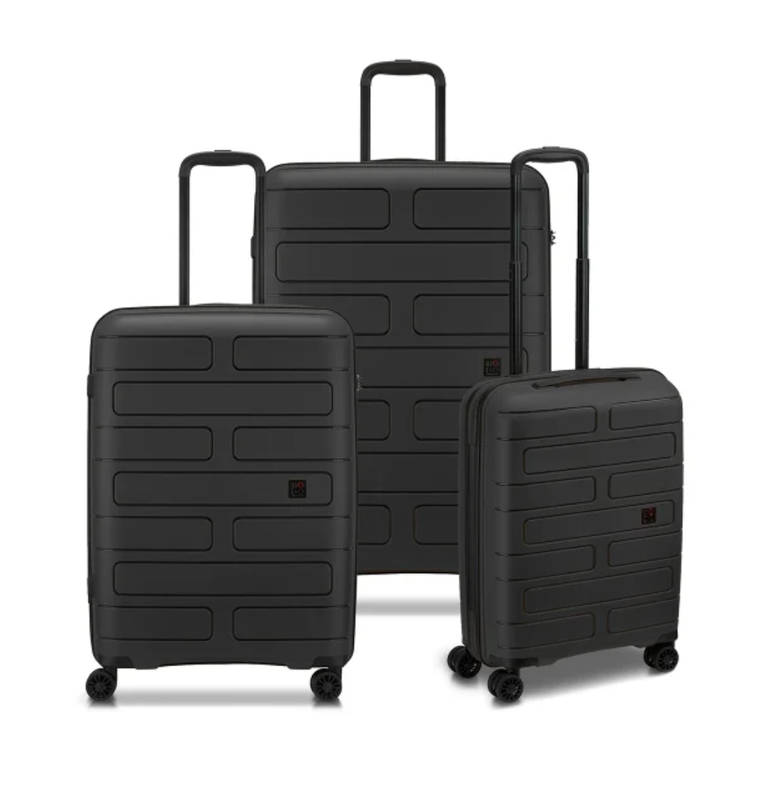 RONCATO SET 3 TROLLEY 4R SUPERNOVA 2.0 66CM 42202101 NERO