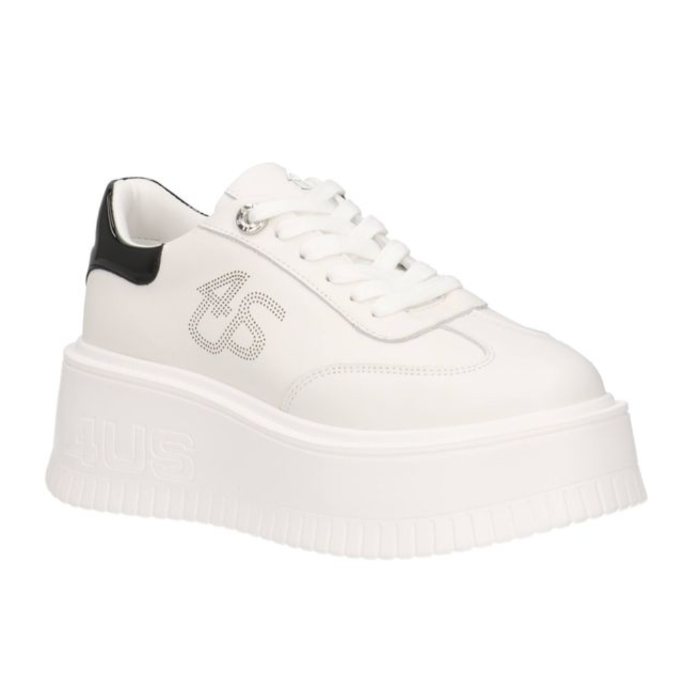 PACIOTTI 4US SNEAKERS DONNA WHITE/BLACK 4BV193 WH/BC 8A