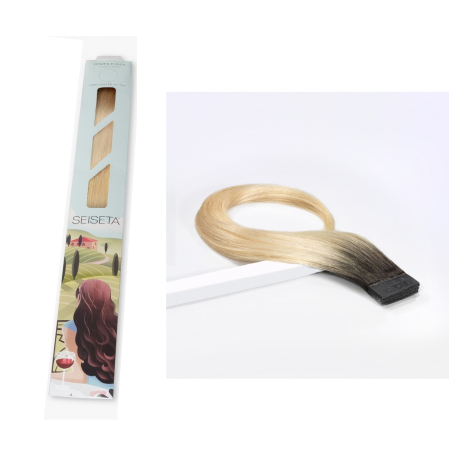 SEISETA EXTENSIONS KERATINA CM50/55 2003VN COLORI OMBRE E ROOTED CONF. 25PZ (PEZZO SINGOLO)