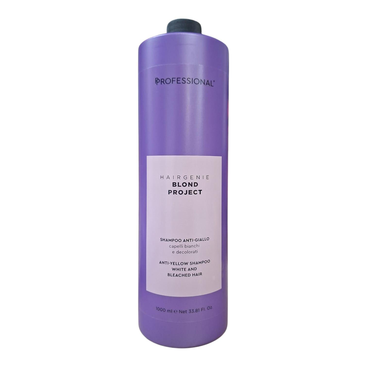 PROFESSIONAL HAIRGENIE BLOND PROJECT SHAMPOO 1000ML ANTIGIALLO