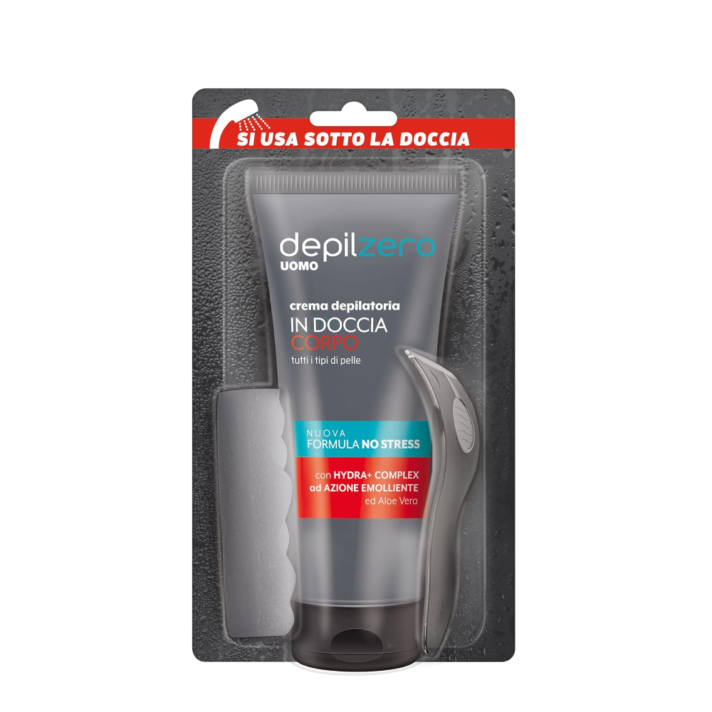 DEPILZERO UOMO CREMA DOCCIA DEPILATORIA 200 ML ALOE VERA