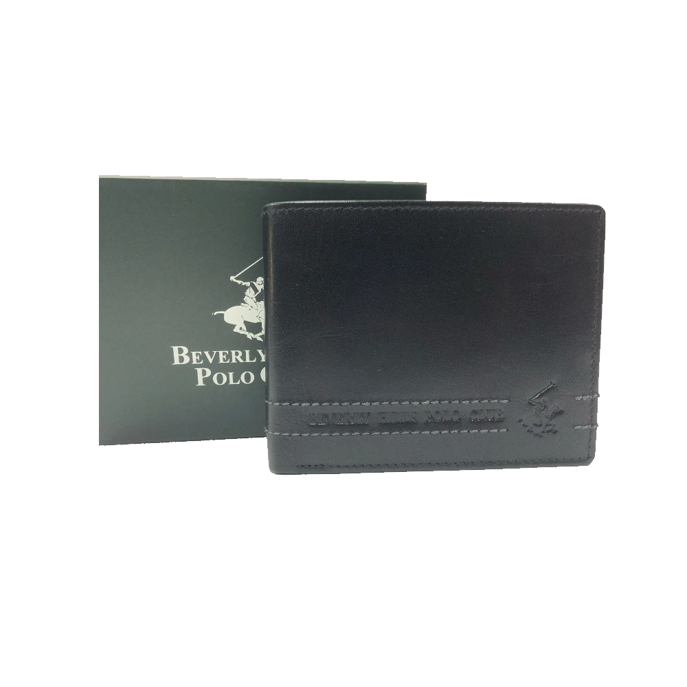 BEVERLY HILLS POLO CLUB PORTAFOGLIO UOMO PELLE NERO BH-1743-NE