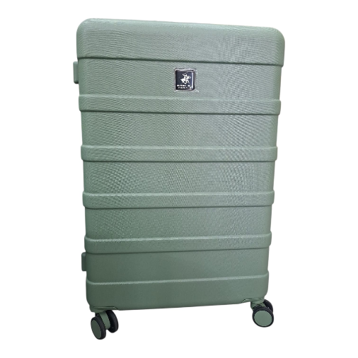 BEVERLY HILLS POLO CLUB TROLLEY GRANDE 4 RUOTE IN TSA ESPANDIBILE VERDE BH-250/70-VE