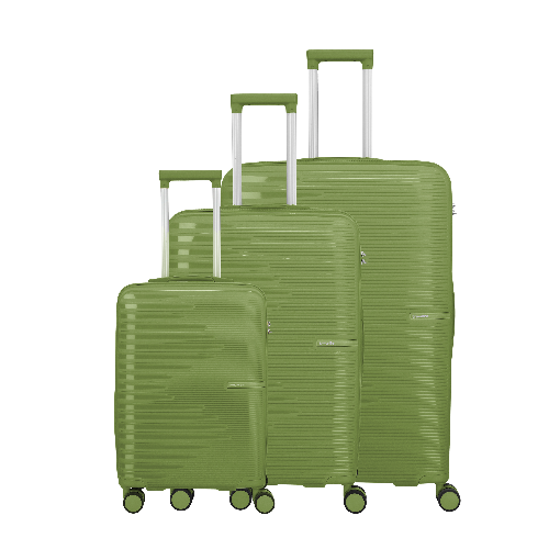 TRAVELITE PACIFIC SET TROLLEY 4W L/M/S 700094086 VERDE OLIVA