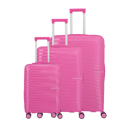TRAVELITE PACIFIC SET TROLLEY 4W L/M/S 700094013 ROSA
