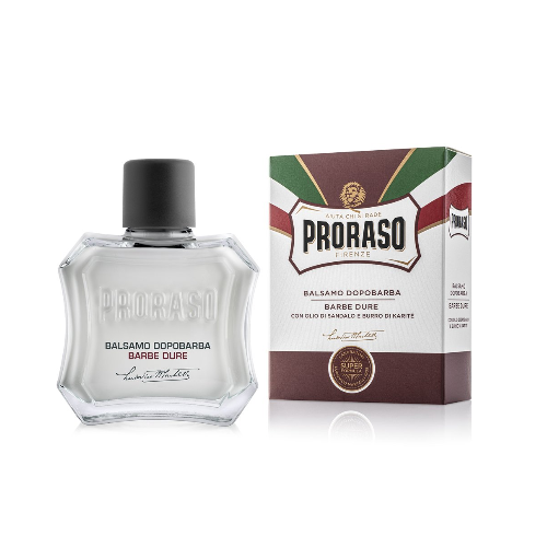 PRORASO BALSAMO DOPOBARBA BARBE DURE 100ML ROSSO