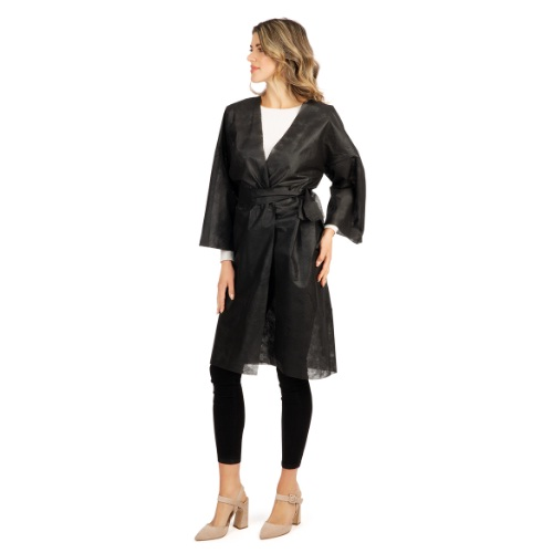LABOR KIMONO MONOUSO TNT NERO BUSTA 10PZ (PEZZO SINGOLO) H032/B