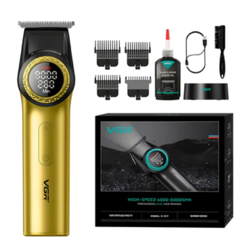 VGR HAIR TRIMMER HIGH-SPEED 6000-8000RPM V-977 GIALLO
