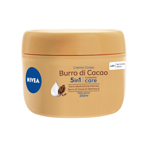 NIVEA BODY CREMA CORPO BURRO DI CACAO 5IN1 250ML