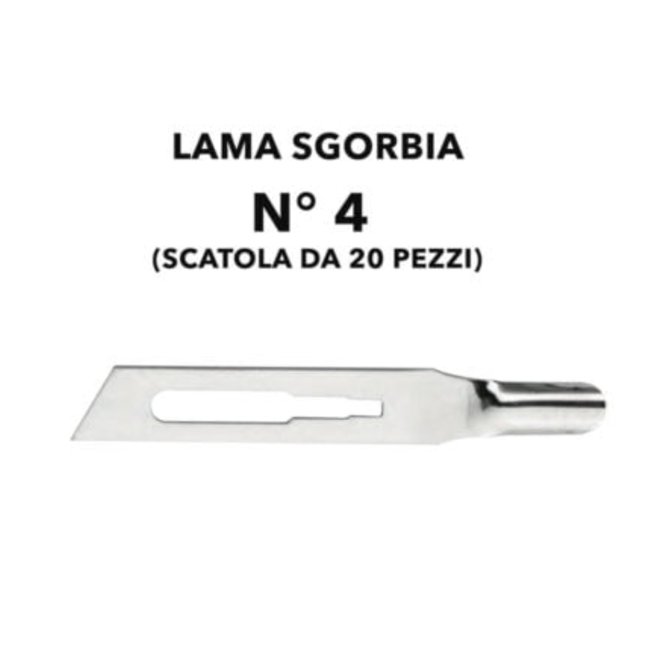 XANITALIA 370.154 LAME SGORBIA MONUSO CONF.20PZ (PEZZO SINGOLO) 4