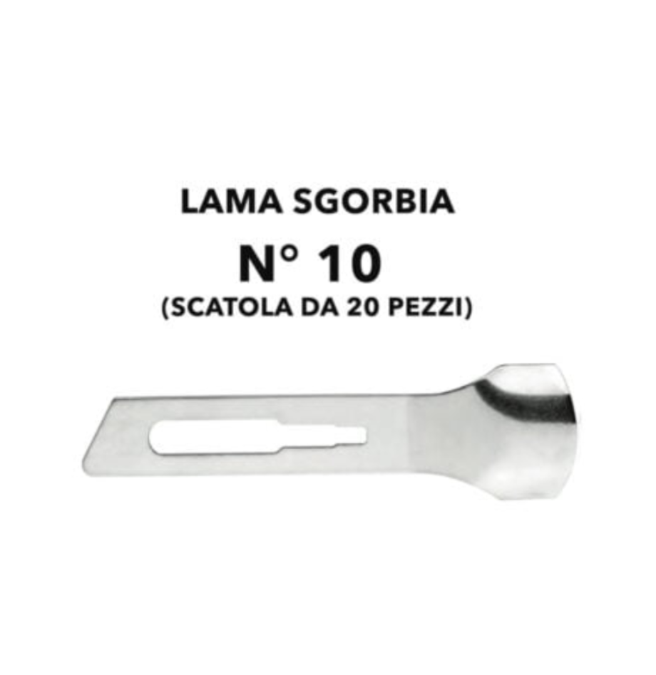 XANITALIA 370.158 LAME SGORBIA MONUSO CONF.20PZ (PEZZO SINGOLO) 10