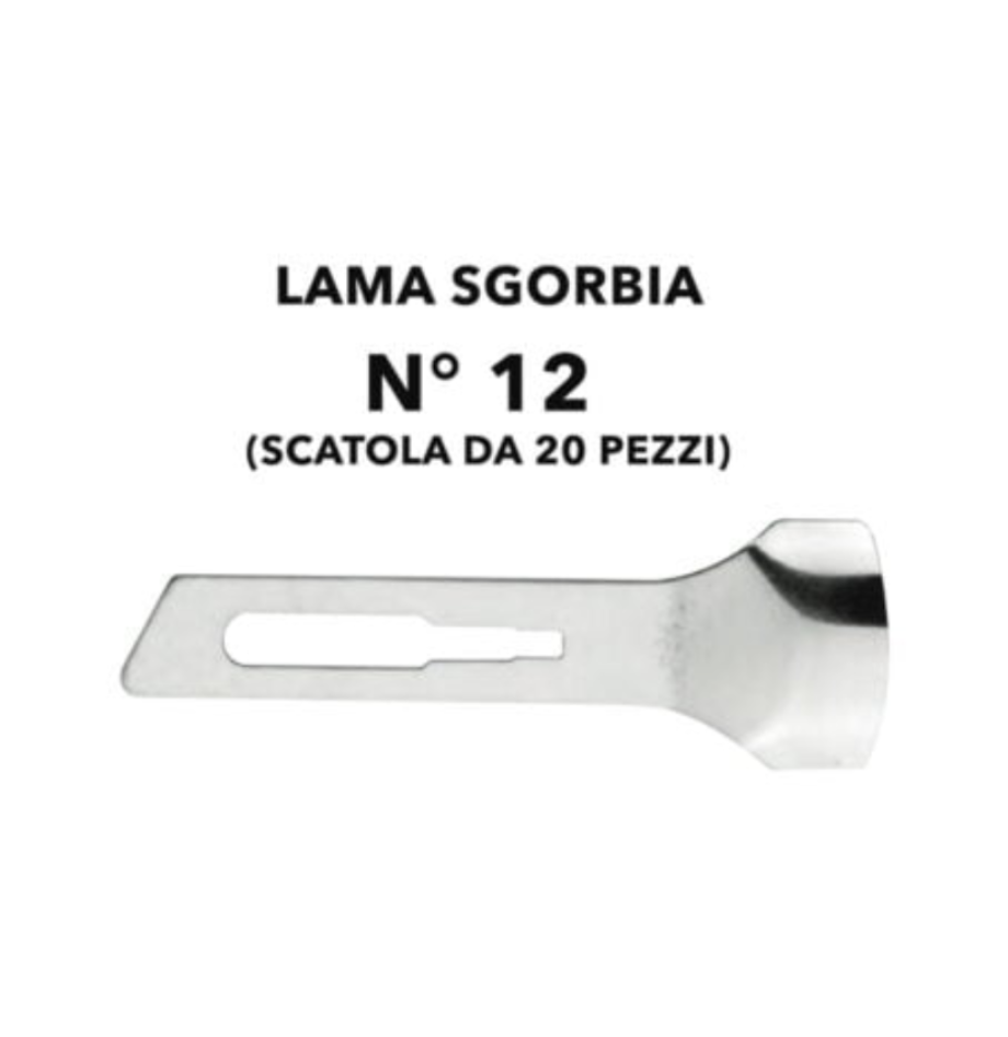 XANITALIA 370.159 LAME SGORBIA MONUSO CONF.20PZ (PEZZO SINGOLO) 12