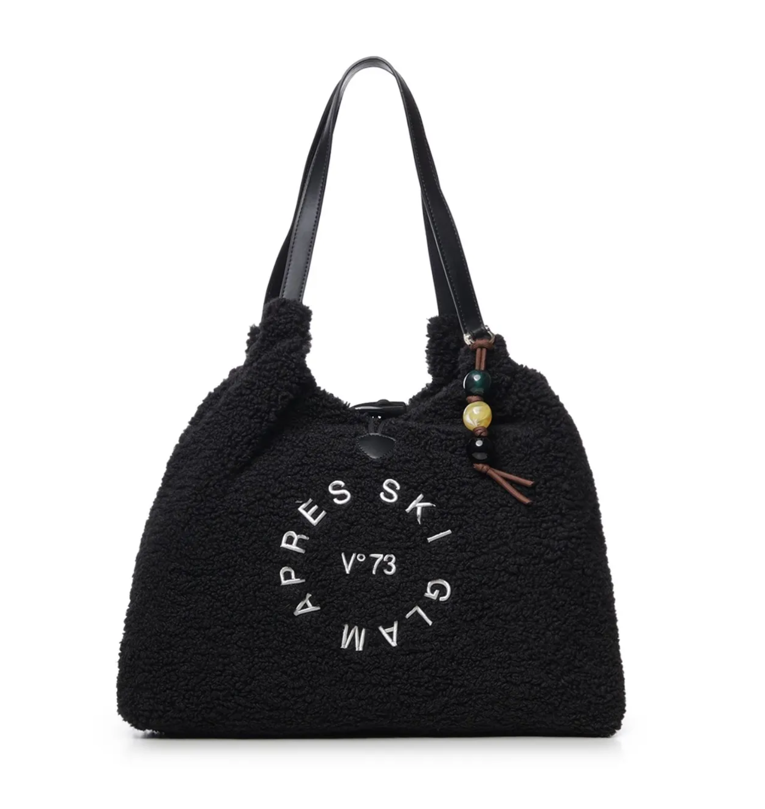 V°73 BORSA SINTETICA DONNA SKI GLAM NERO 73BSA1W01