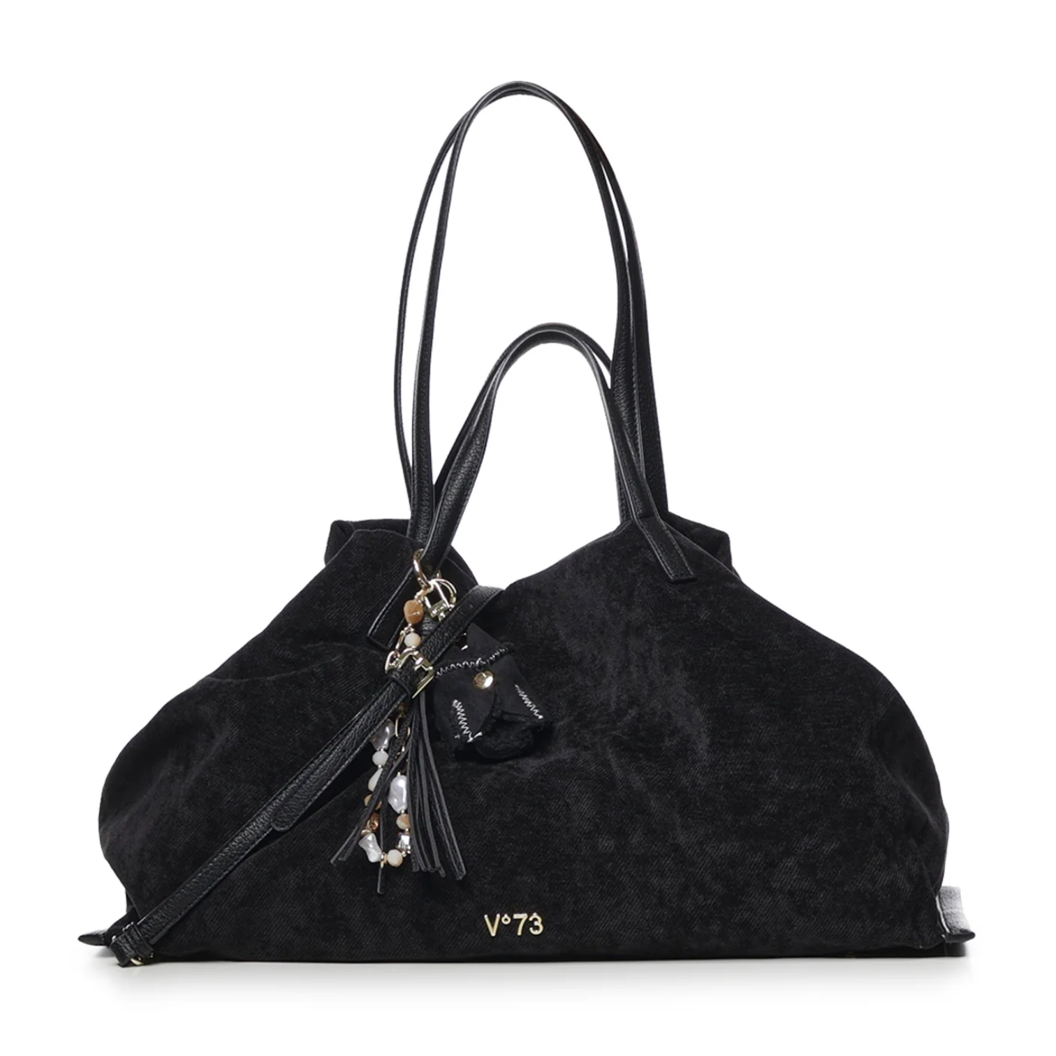 V°73 BORSA SINTETICA DONNA GIADA NERO 73BSA3X01V