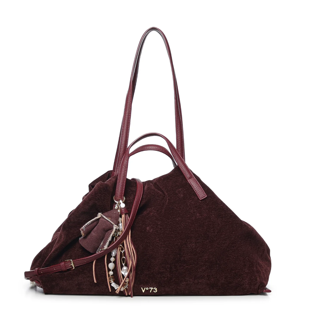 V°73 BORSA SINTETICA DONNA GIADA BORGOGNA 73BSA3X01V