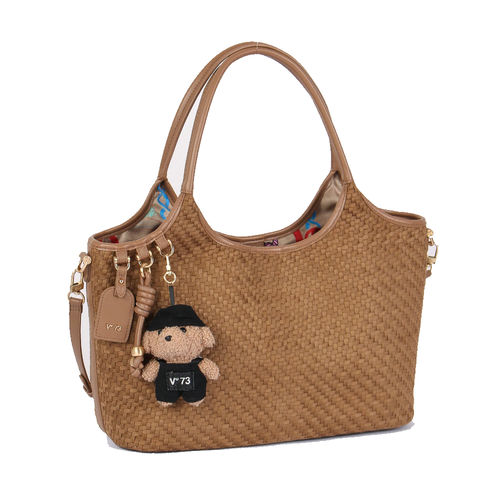V°73 BORSA SINTETICA DONNA ZELDA NOCCIOLA 73BS9O601C