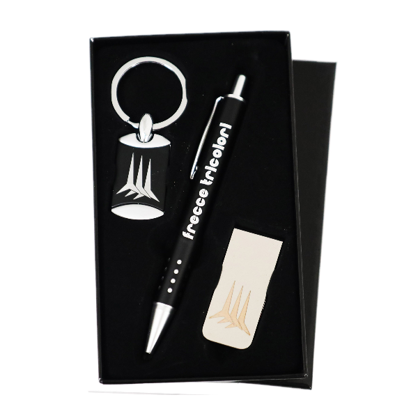 AERONAUTICA MILITARE SET PENNA + PORTACHIAVI + FERMASOLDI AMFT0208