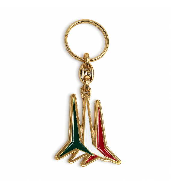 AERONAUTICA MILITARE PORTACHIAVI METALLO SMALTATO FRECCE TRICOLORE AMFT0139