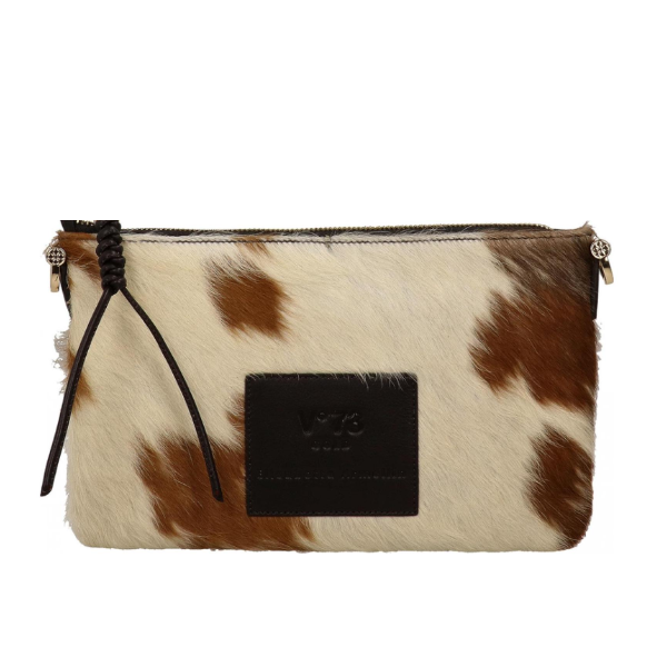 V°73 BORSA DONNA PELLE ELI POP MORO/BIANCO 73BP9VT03C