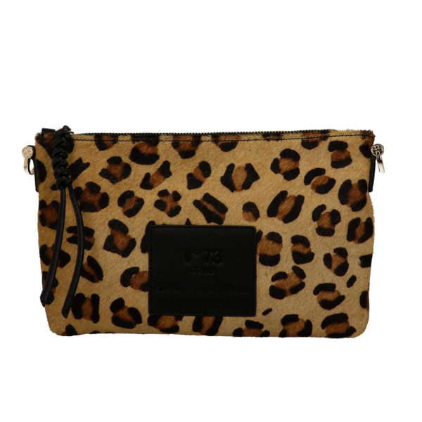 V°73 BORSA DONNA PELLE ELI POP NATURALE/NERO 73BP9VT03M