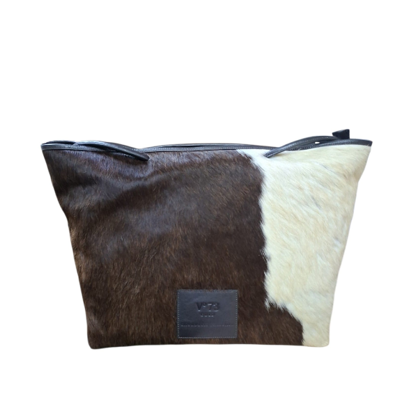 V°73 BORSA DONNA PELLE ELI POP MORO/BIANCO 73BP9VT01C