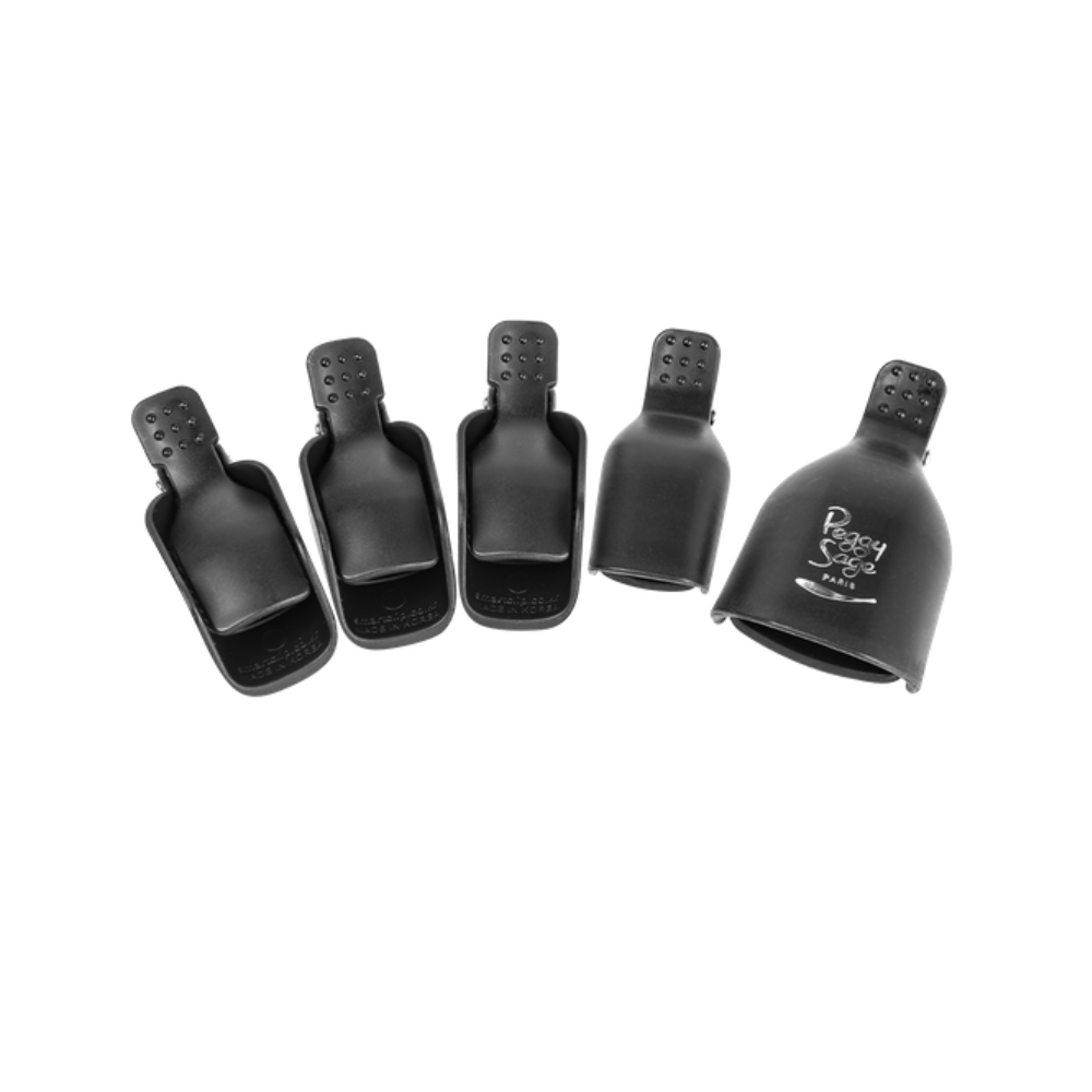 PEGGY SAGE 140117 5 CLIP PER LA RIMOZIONE DI I-LAK SOAK-OFF GEL POLISH SPECIALE PIEDI.