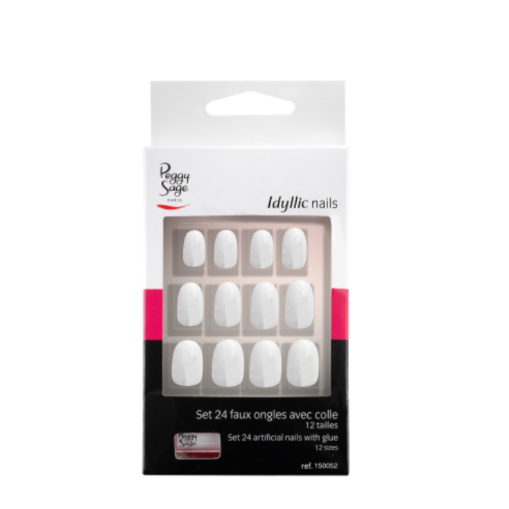 PEGGY SAGE 150052 SET 24 UNGHIE FINTE IDYLLIC NAILS SMART OVAL