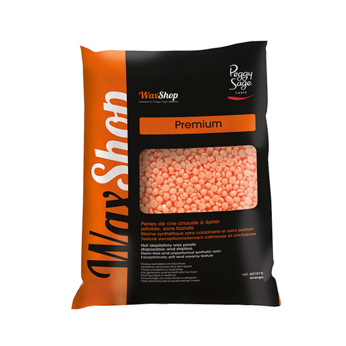 PEGGY SAGE 601018 PERLE DI CERA DEPILATORIA A CALDO 800GR ORANGE