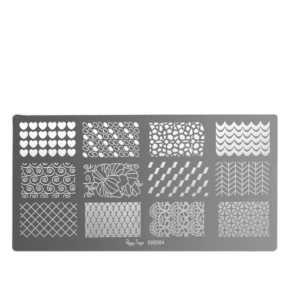 PEGGY SAGE 898264 TAVOLA DI STAMPING NAIL ART 4